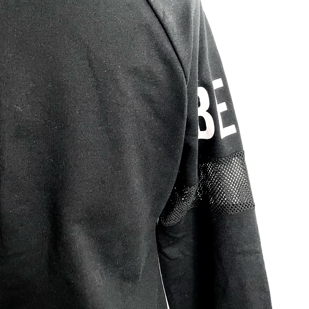 BEBE SPORT Long Sleeve 1/4 Zip Mock Neck Top - Picture 5 of 9